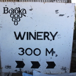 The old Boroka Winery Sign